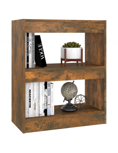 Libreria/Divisorio Rovere Fumo 60x30x72 cm