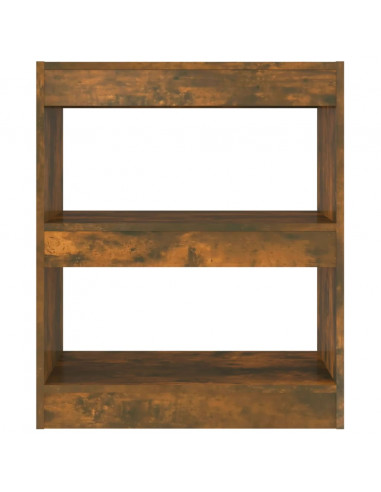 Libreria/Divisorio Rovere Fumo 60x30x72 cm