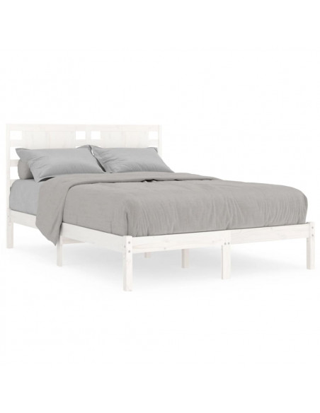 Giroletto Bianco in Legno Massello 120x190 cm Small Double