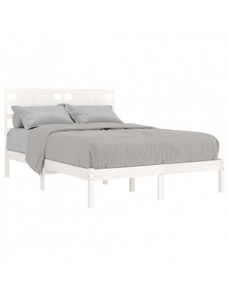 Giroletto Bianco in Legno Massello 120x190 cm Small Double
