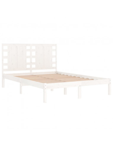 Giroletto Bianco in Legno Massello 120x190 cm Small Double