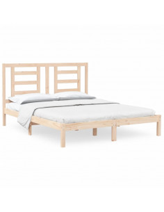 Giroletto in Legno Massello di Pino 160x200 cm 2