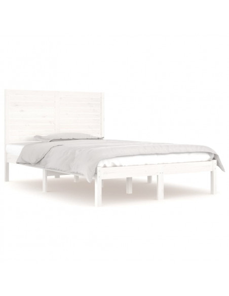 Giroletto Bianco in Legno Massello 120x190 cm Small Double