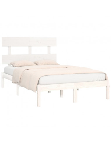 Giroletto Bianco in Legno Massello 120x190 cm Small Double