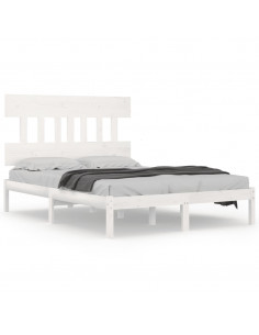 Giroletto Bianco in Legno Massello 120x190 cm Small Double 2