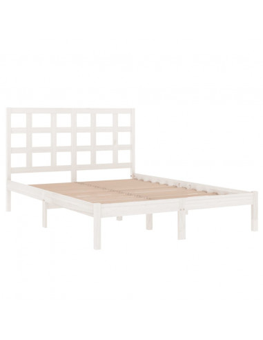 Giroletto Bianco in Legno Massello 120x190 cm Small Double