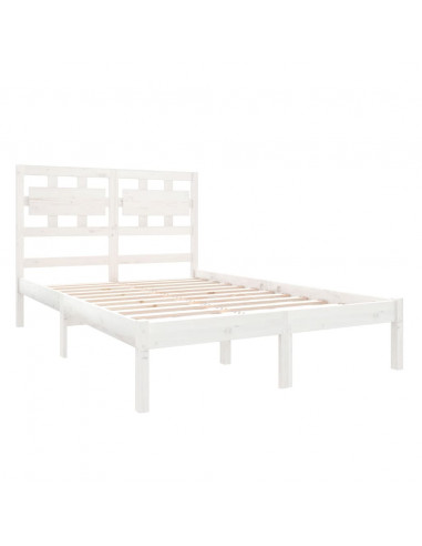 Giroletto Bianco in Legno Massello 120x190 cm Small Double