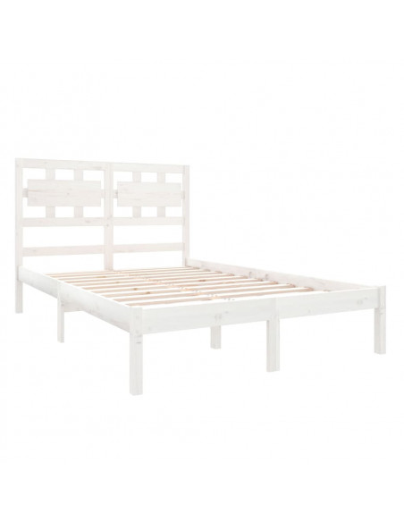 Giroletto Bianco in Legno Massello 120x190 cm Small Double