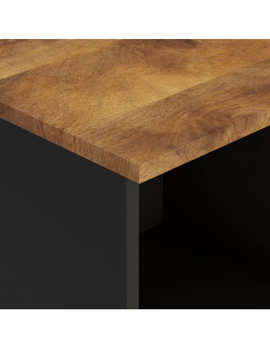 Mobile da Bagno 38x33x160 cm in Legno Massello di Mango