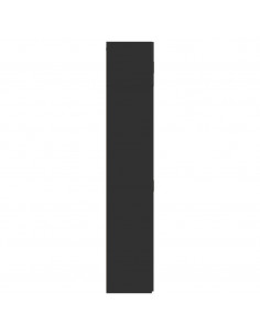 Mobile Portaoggetti Nero 70x42,5x225 cm in Truciolato 2