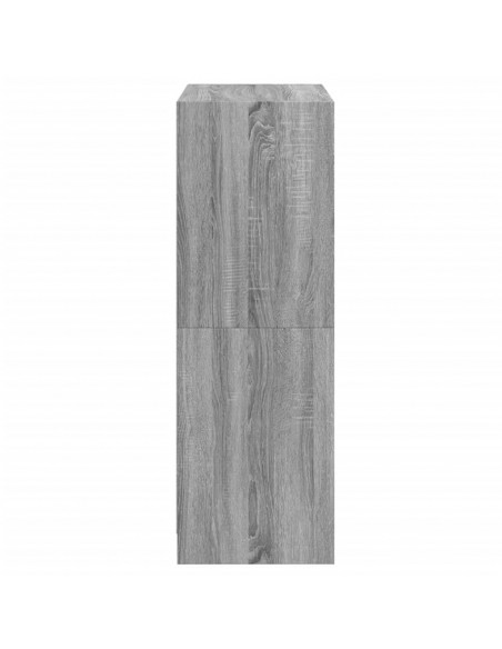 Credenza con Ante Grigio Sonoma 68x37x109 cm Legno Multistrato