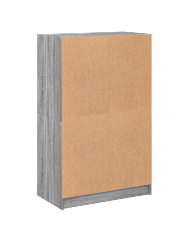 Credenza con Ante Grigio Sonoma 68x37x109 cm Legno Multistrato