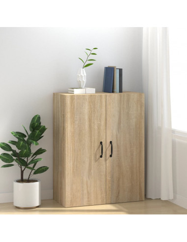 Mobile Pensile Rovere Sonoma 69,5x34x90 cm in Legno Multistrato