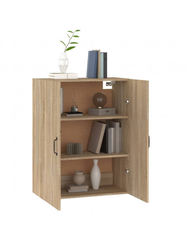Mobile Pensile Rovere Sonoma 69,5x34x90 cm in Legno Multistrato