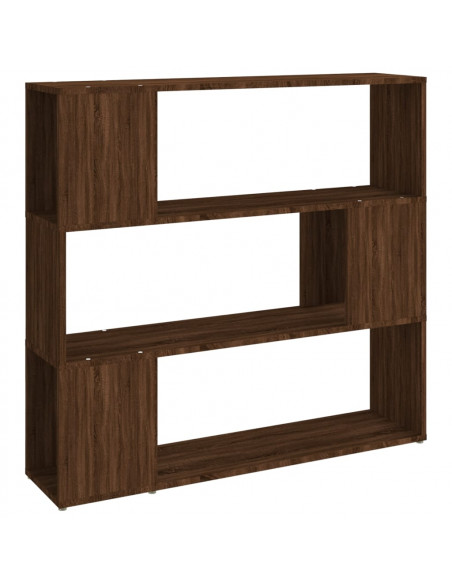Libreria/Divisorio Rovere Marrone 100x24x94 cm