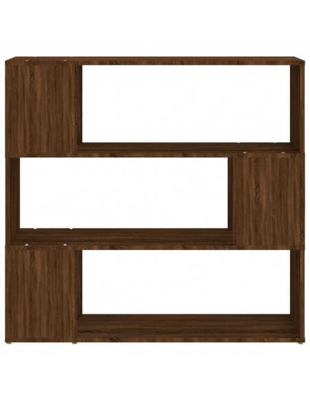 Libreria/Divisorio Rovere Marrone 100x24x94 cm