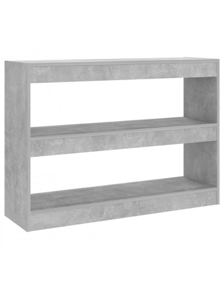 Libreria/Divisorio Grigio Cemento 100x30x72 cm