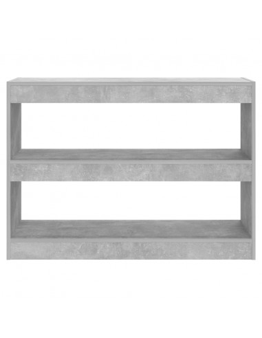 Libreria/Divisorio Grigio Cemento 100x30x72 cm