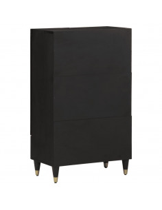 Credenza 60x33x110 cm in Legno Massello di Mango 2