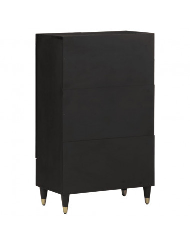 Credenza 60x33x110 cm in Legno Massello di Mango