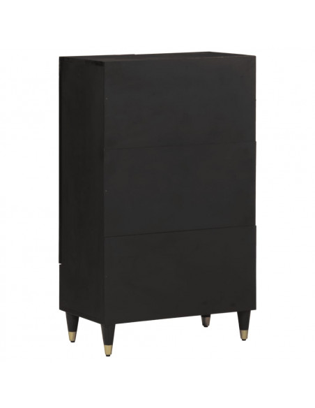 Credenza 60x33x110 cm in Legno Massello di Mango