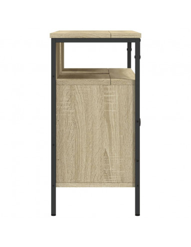 Mobile Lavabo Bagno Rovere Sonoma 80x30x60 cm Legno Multistrato