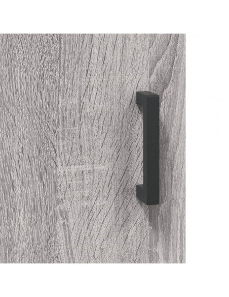 Armadietto a Muro Grigio Sonoma 60x31x70cm in Legno Multistrato