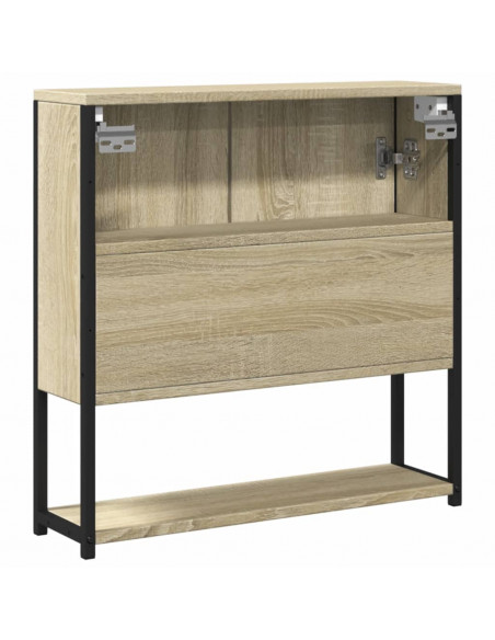 Mobile Bagno con Specchio Rovere Sonoma 60x16x60 cm Multistrato