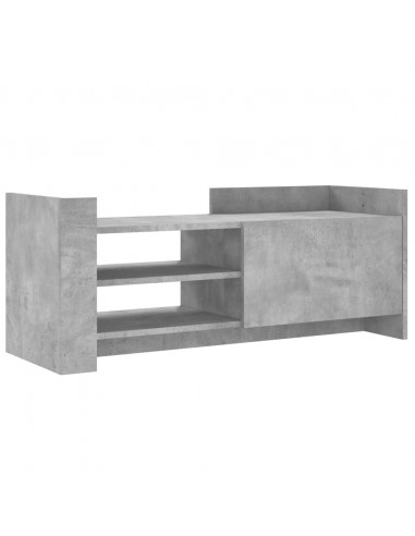 Mobile per TV Grigio Cemento 100x35x40 cm Legno Multistrato