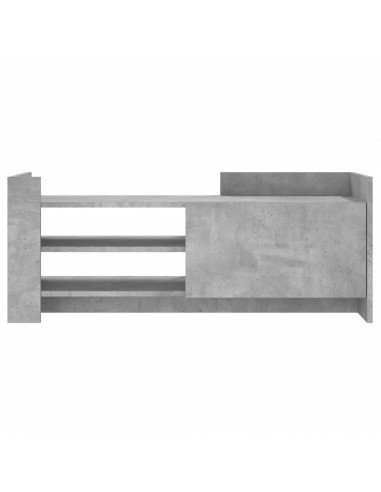 Mobile per TV Grigio Cemento 100x35x40 cm Legno Multistrato