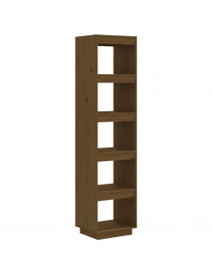 Libreria/Divisorio Miele 40x35x167 cm in Legno Massello di Pino 2