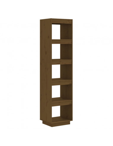 Libreria/Divisorio Miele 40x35x167 cm in Legno Massello di Pino