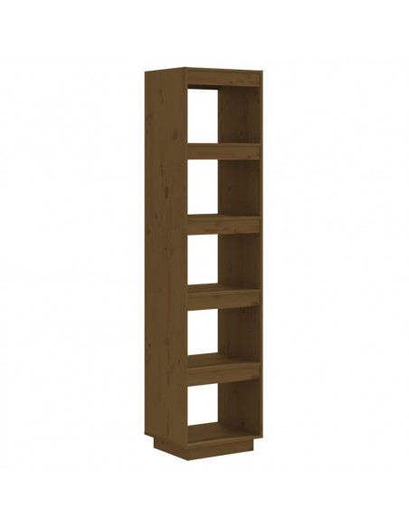 Libreria/Divisorio Miele 40x35x167 cm in Legno Massello di Pino