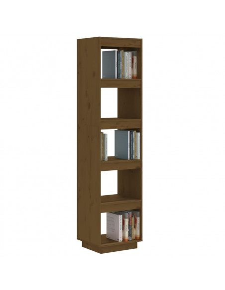 Libreria/Divisorio Miele 40x35x167 cm in Legno Massello di Pino