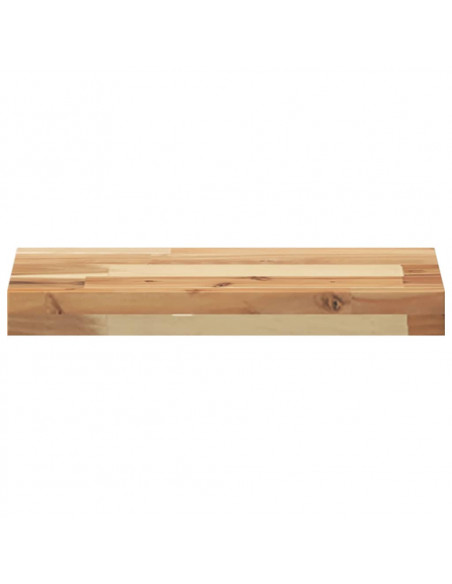 Ripiano a Parete 40x20x4 cm Legno Massello Acacia Rifinito Olio
