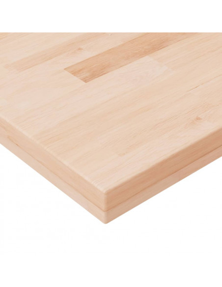 Ripiano 40x20x4 cm Legno Massello di Rovere Non Trattato