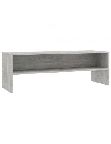 Mobile Porta TV Grigio Cemento 120x40x40cm in Legno Multistrato