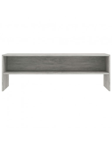 Mobile Porta TV Grigio Cemento 120x40x40cm in Legno Multistrato