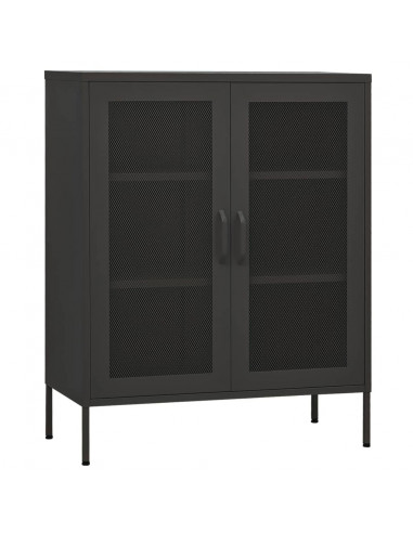 Armadietto Antracite 80x35x101,5 cm in Acciaio