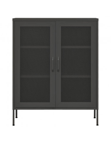 Armadietto Antracite 80x35x101,5 cm in Acciaio