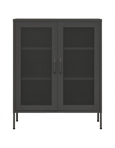 Armadietto Antracite 80x35x101,5 cm in Acciaio