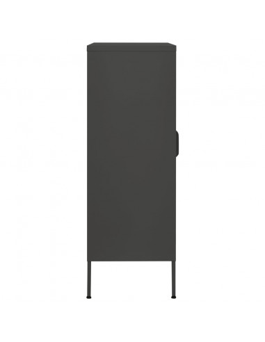 Armadietto Antracite 80x35x101,5 cm in Acciaio