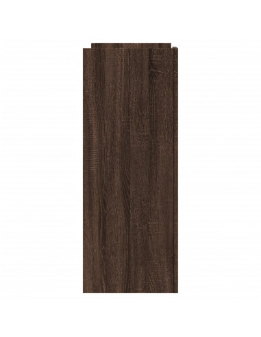 Tavolino Consolle Rovere Fumo 100x35x90 cm in Legno Multistrato