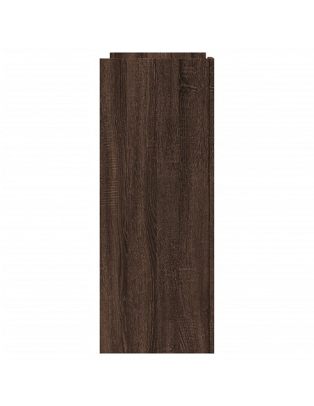 Tavolino Consolle Rovere Fumo 100x35x90 cm in Legno Multistrato