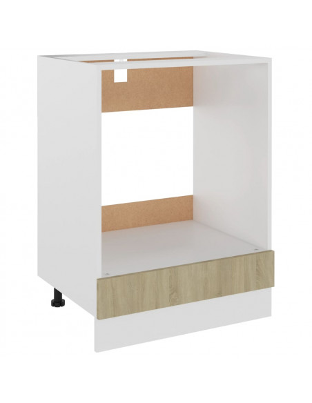 Mobile per Forno Rovere Sonoma 60x46x81,5 cm Legno Multistrato