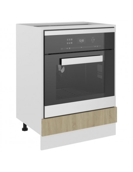 Mobile per Forno Rovere Sonoma 60x46x81,5 cm Legno Multistrato