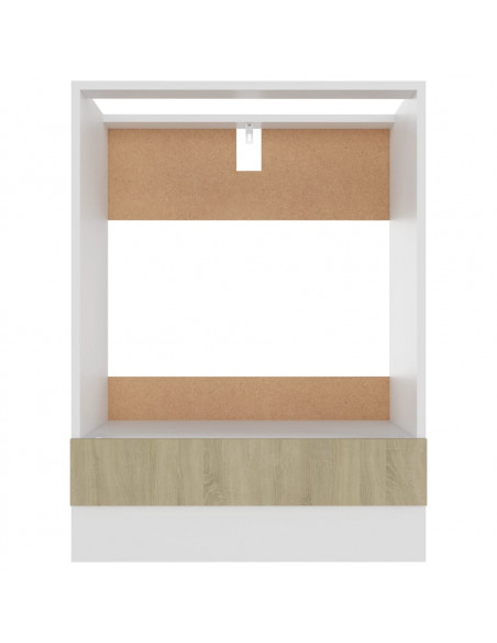 Mobile per Forno Rovere Sonoma 60x46x81,5 cm Legno Multistrato