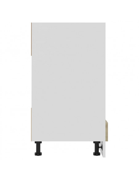 Mobile per Forno Rovere Sonoma 60x46x81,5 cm Legno Multistrato