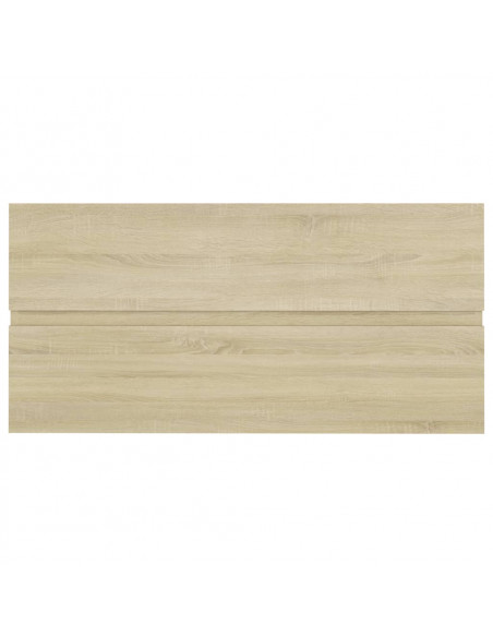 Mobile Lavabo Rovere Sonoma 90x38,5x45 cm in Legno Multistrato