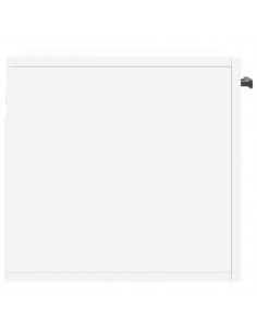 Mobile a Parete Bianco 60x36,5x35 cm in Legno Multistrato 2